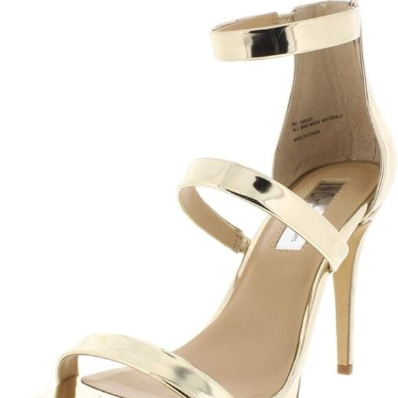 INC International Concepts Womens Sadiee Open Toe Special, Pale Gold, Size 8.0 - Picture 4 of 4